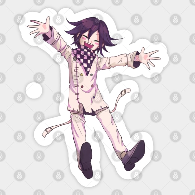 happy Kokichi Oma ndrv3 Sticker by chompfig